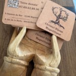 Cartes de visite de Christel Dijoux pour des séances d'hypnose et de magnétisme à Biganos sur le bassin d'Arcachon ou à Rimont en Ariège.